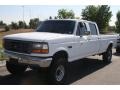 1990 Oxford White Ford F350 XLT Crew Cab 4x4  photo #4