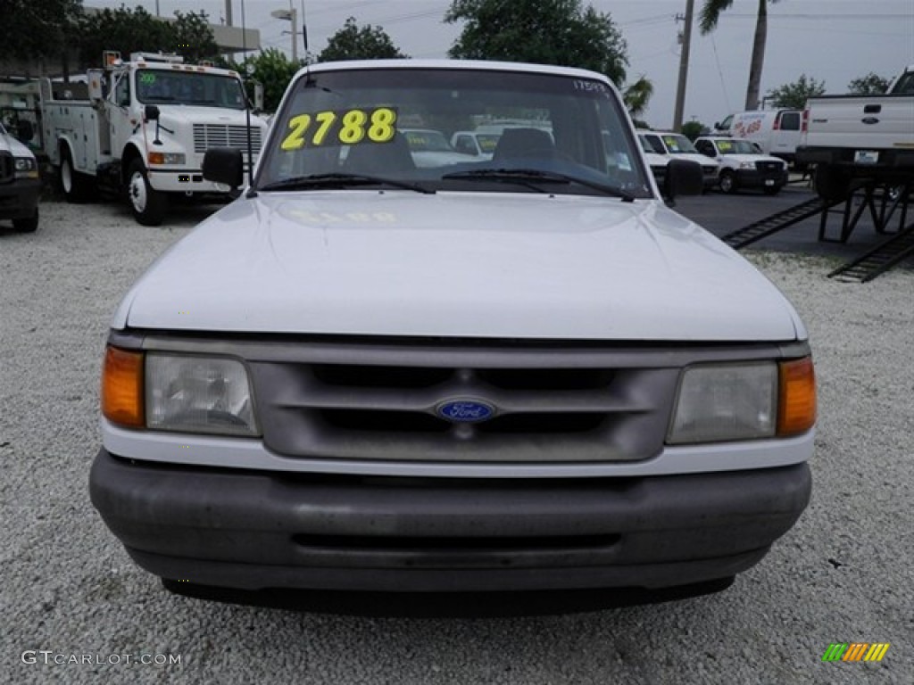 1995 Ranger XL SuperCab - Oxford White / Blue photo #3