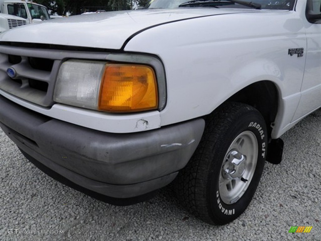 1995 Ranger XL SuperCab - Oxford White / Blue photo #4