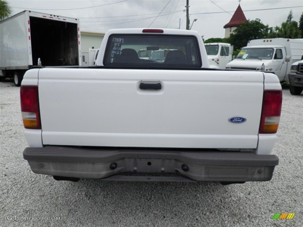 1995 Ranger XL SuperCab - Oxford White / Blue photo #9