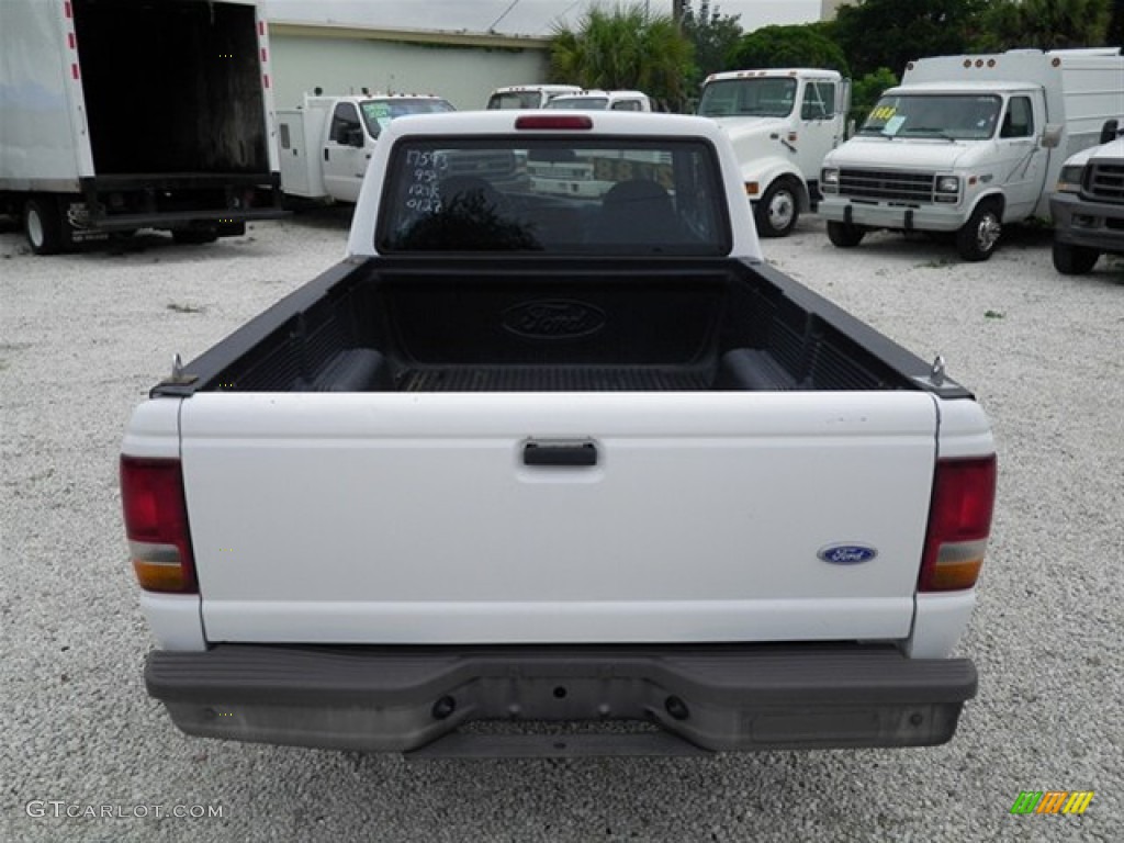 1995 Ranger XL SuperCab - Oxford White / Blue photo #10