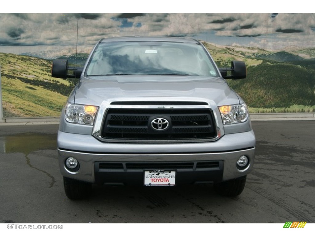 2012 Tundra Double Cab 4x4 - Silver Sky Metallic / Graphite photo #4