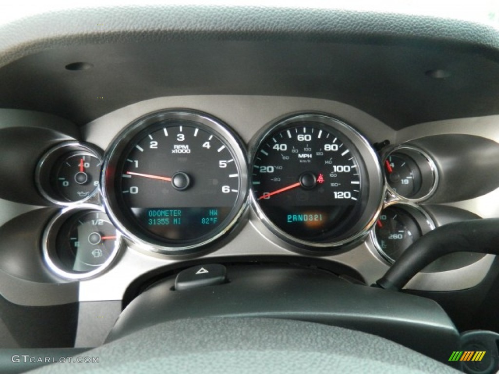 2010 Chevrolet Silverado 1500 LT Extended Cab Gauges Photo #67253463