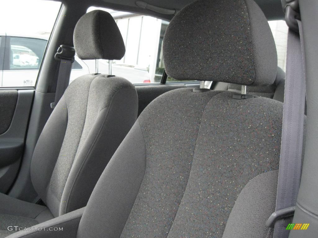 2000 Accent GL Sedan - Charcoal gray / Gray photo #3