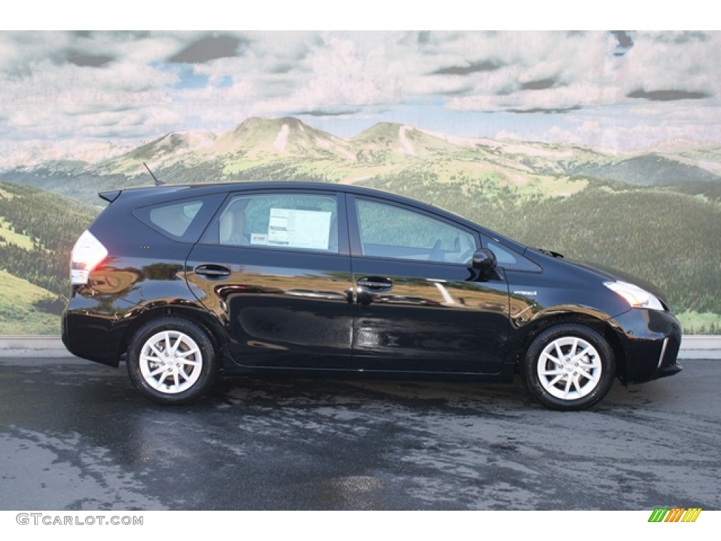 Black 2012 Toyota Prius v Two Hybrid Exterior Photo #67254059