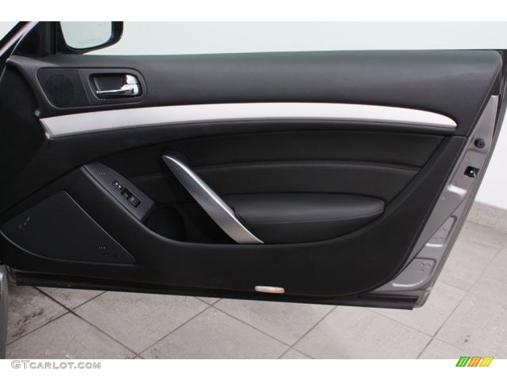 2008 Infiniti G 37 S Sport Coupe Graphite Door Panel Photo #67254438