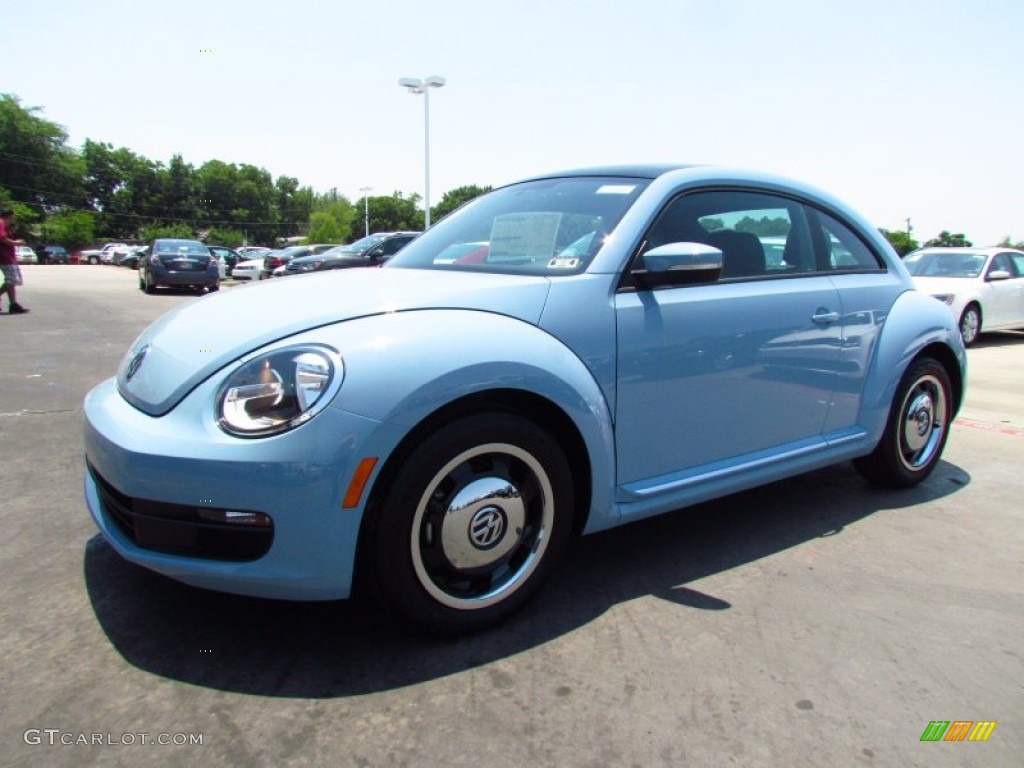 2012 Beetle 2.5L - Denim Blue / Titan Black photo #1