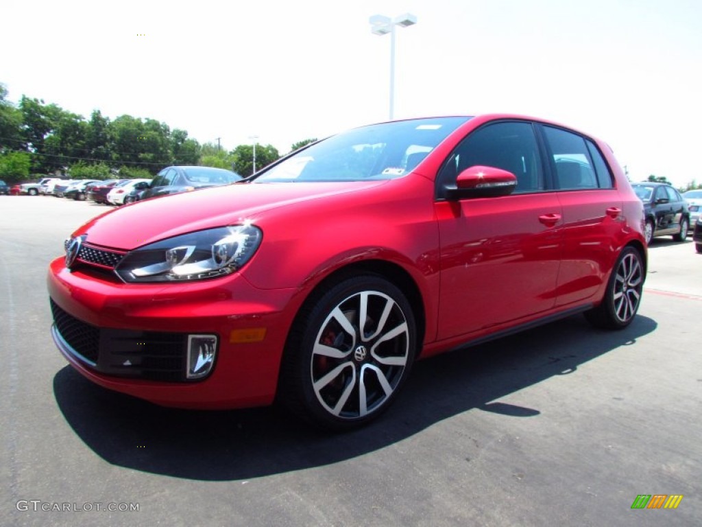 Tornado Red Volkswagen GTI