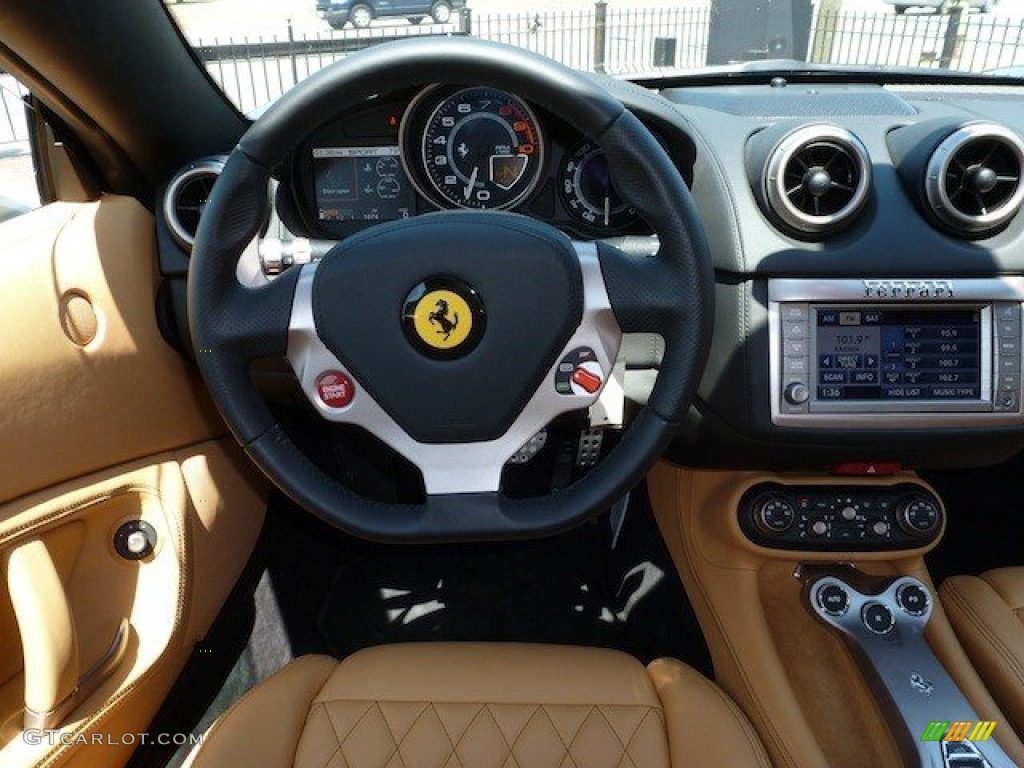 2012 Ferrari California Standard California Model Beige (Beige) Steering Wheel Photo #67255275