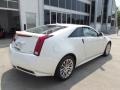 2012 White Diamond Tricoat Cadillac CTS Coupe  photo #3