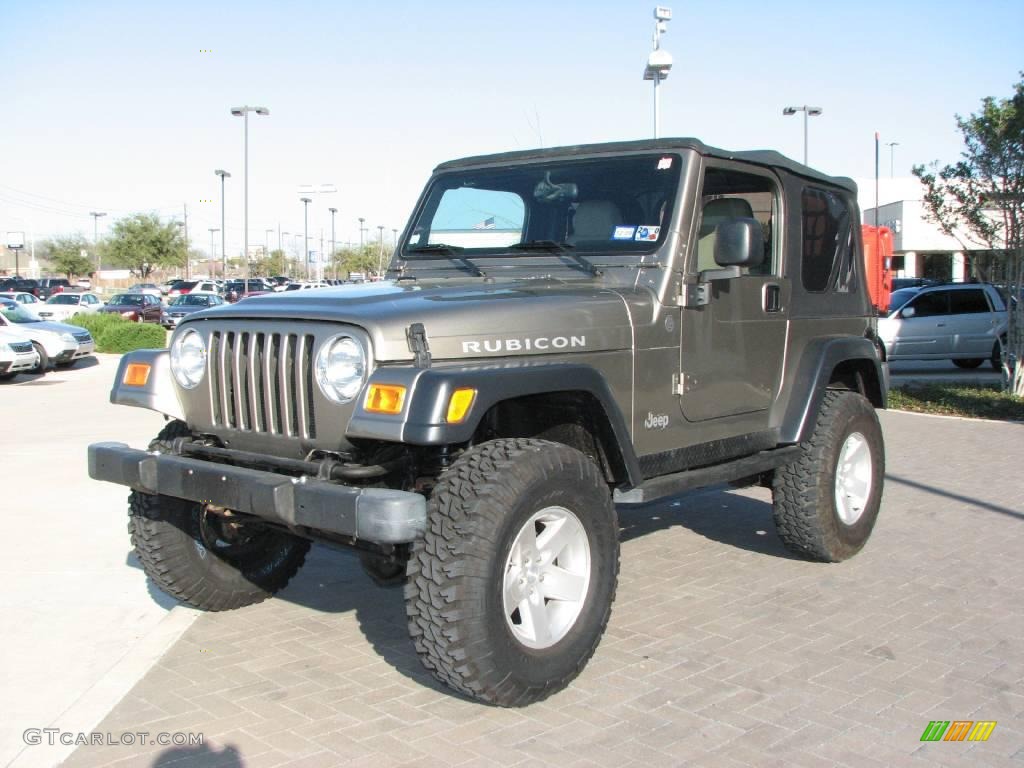 2004 Wrangler Rubicon 4x4 - Light Khaki Metallic / Khaki photo #3