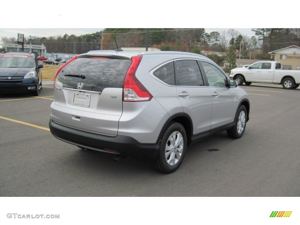 2012 CR-V EX-L - Alabaster Silver Metallic / Gray photo #5