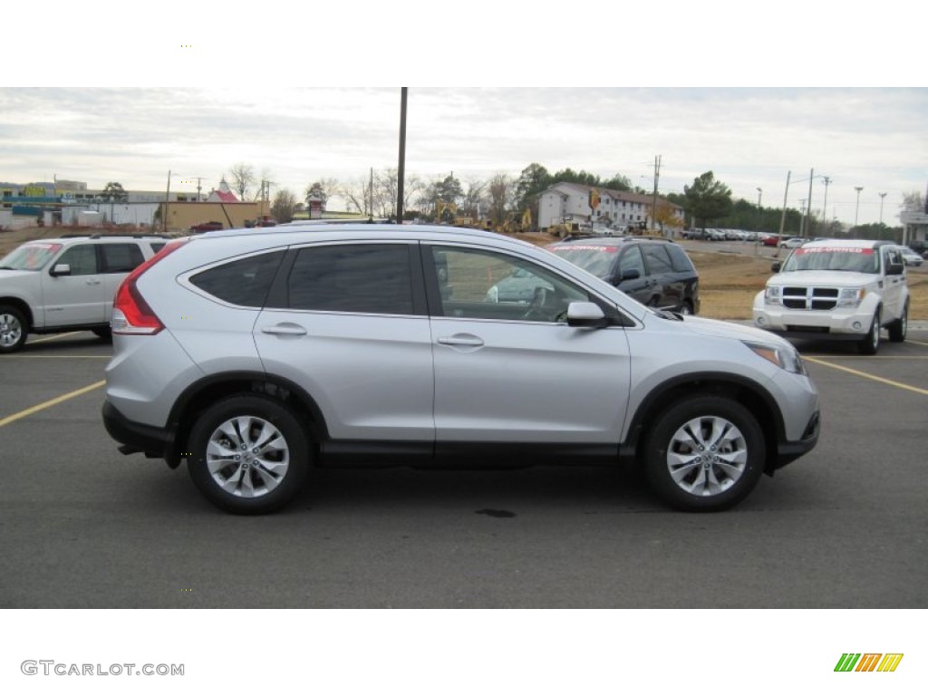 2012 CR-V EX-L - Alabaster Silver Metallic / Gray photo #6
