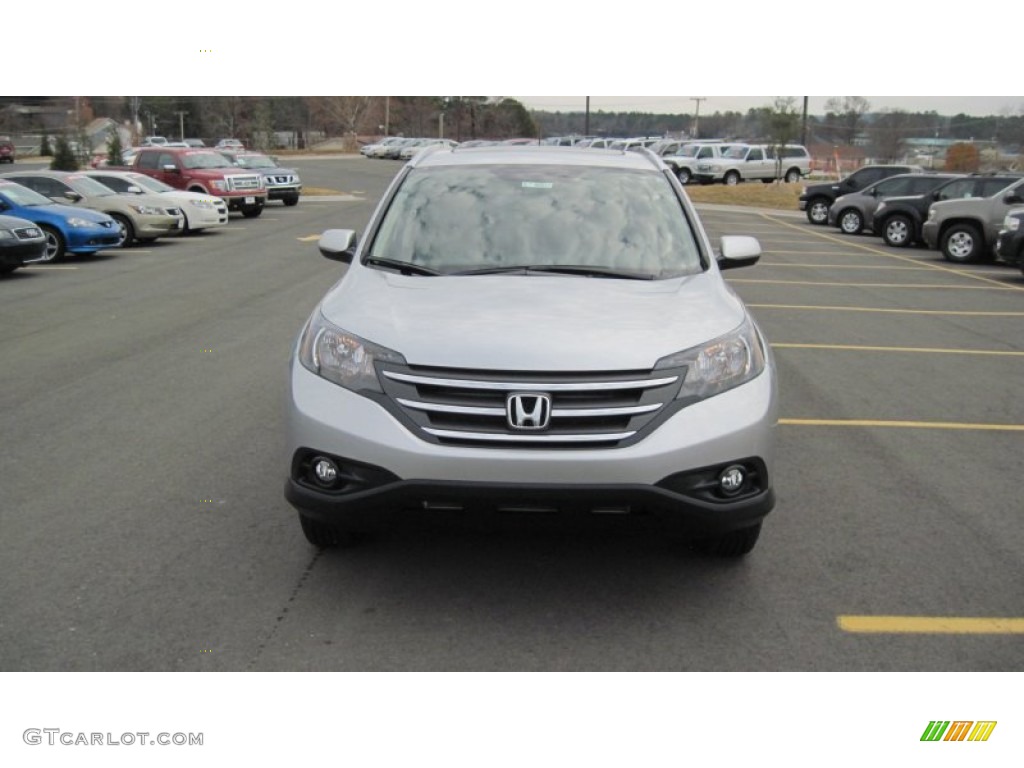 2012 CR-V EX-L - Alabaster Silver Metallic / Gray photo #8