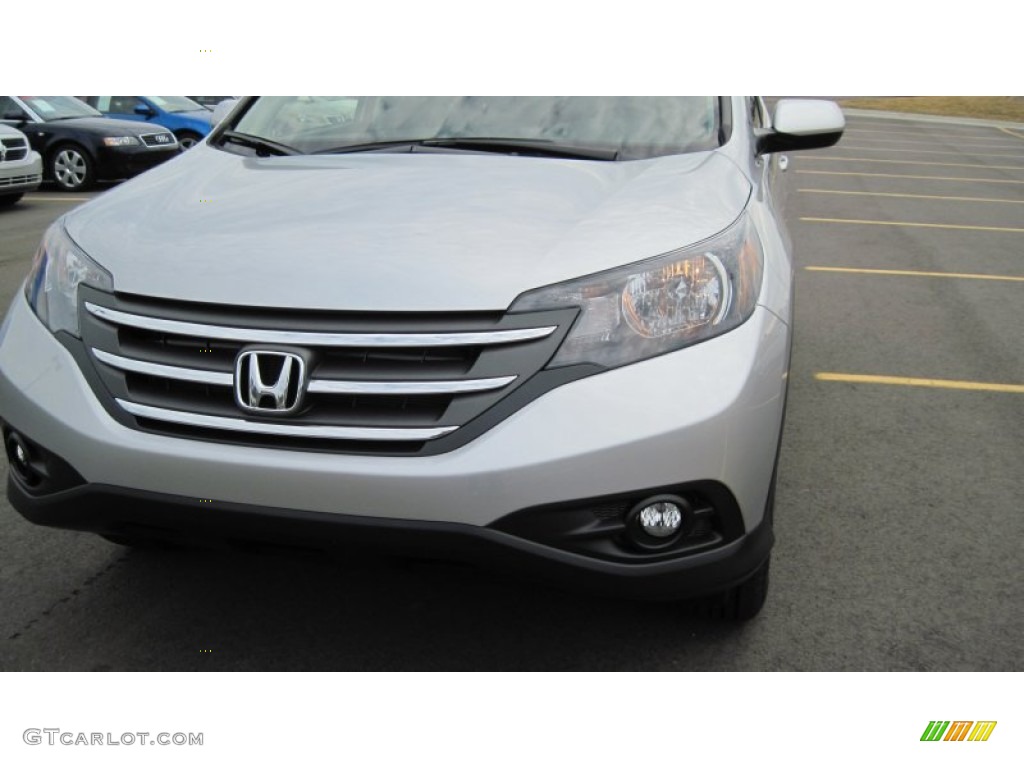 2012 CR-V EX-L - Alabaster Silver Metallic / Gray photo #9