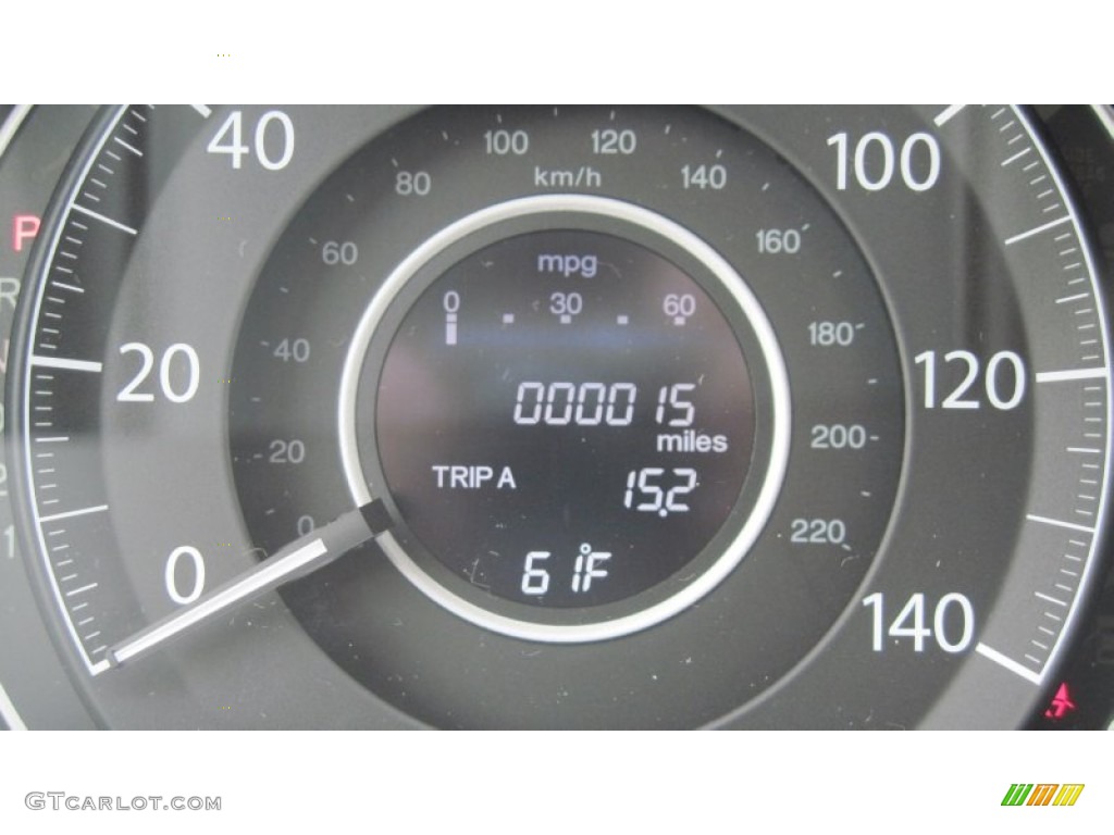 2012 CR-V EX-L - Alabaster Silver Metallic / Gray photo #27