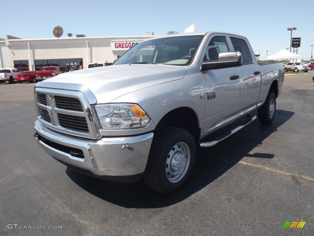 2012 Ram 2500 HD ST Crew Cab 4x4 - Bright Silver Metallic / Dark Slate/Medium Graystone photo #1