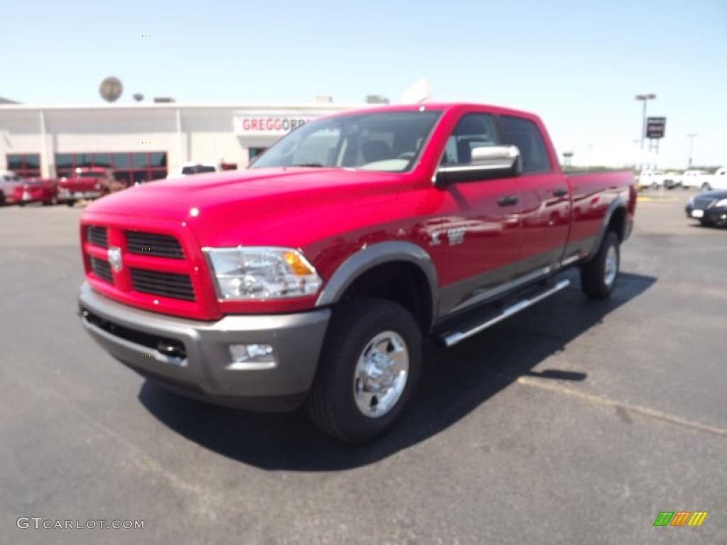 2012 Ram 3500 HD SLT Crew Cab 4x4 - Flame Red / Dark Slate/Medium Graystone photo #1