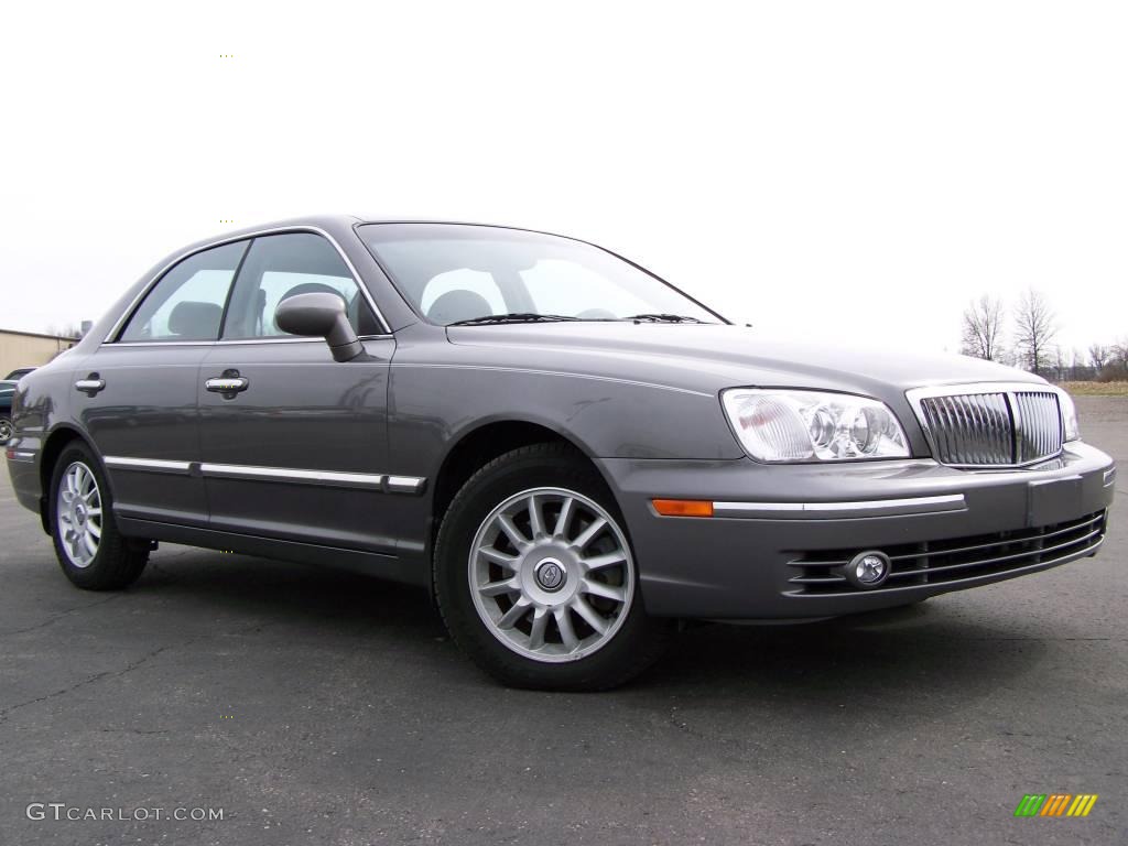 2004 XG350 L Sedan - Evening Fog Metallic / Black photo #8