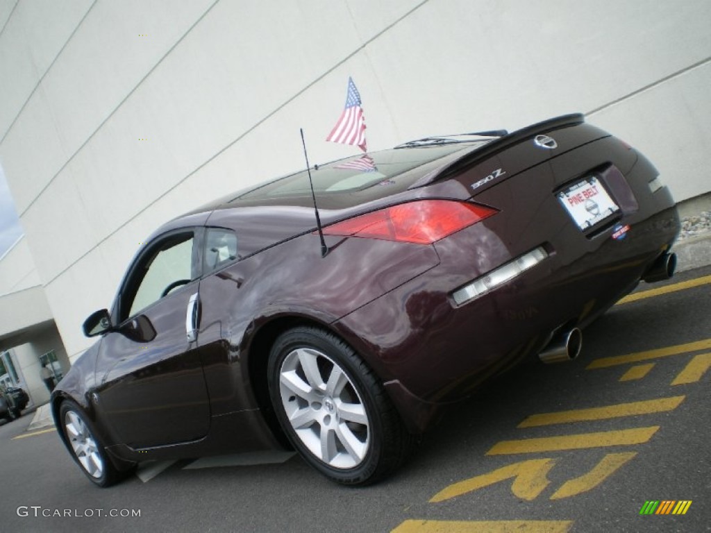 2003 350Z Touring Coupe - Brickyard / Charcoal photo #5