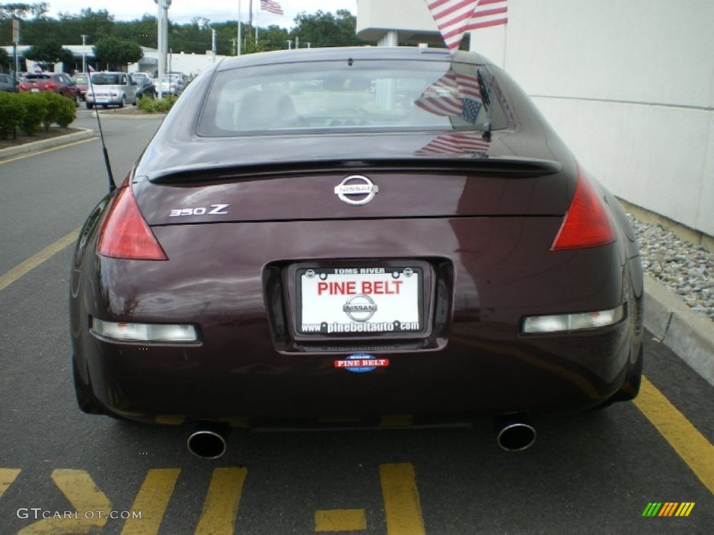 2003 350Z Touring Coupe - Brickyard / Charcoal photo #6
