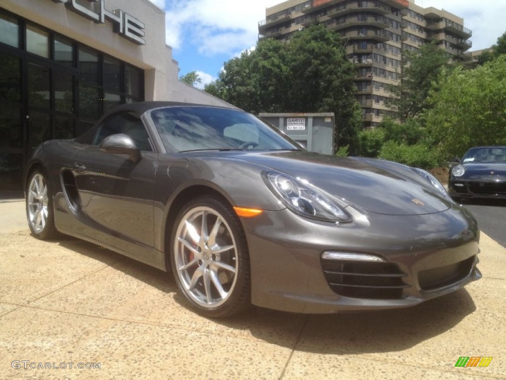 Agate Grey Metallic 2013 Porsche Boxster S Exterior Photo #67260423