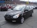 Ebony Black - Accent SE Coupe Photo No. 4