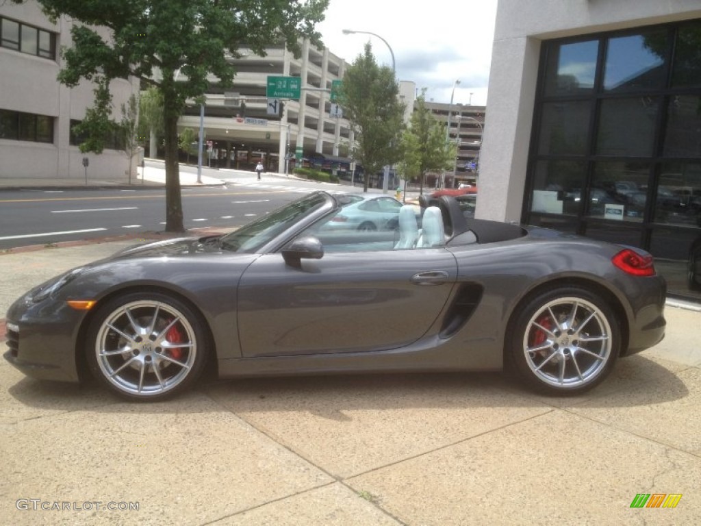 Agate Grey Metallic 2013 Porsche Boxster S Exterior Photo #67260525