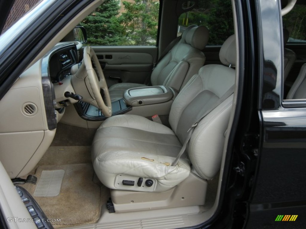 2002 Yukon XL Denali AWD - Onyx Black / Sandstone photo #5