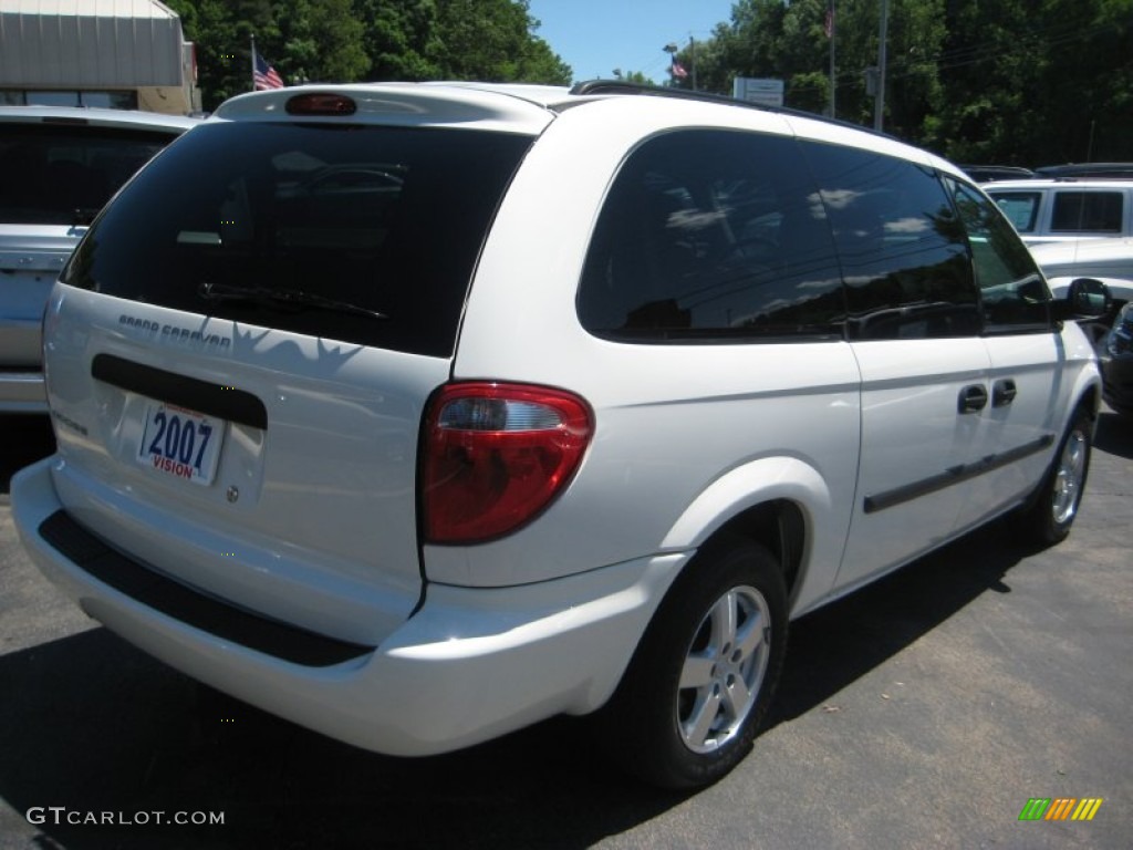 2007 Grand Caravan SE - Stone White / Medium Slate Gray photo #2