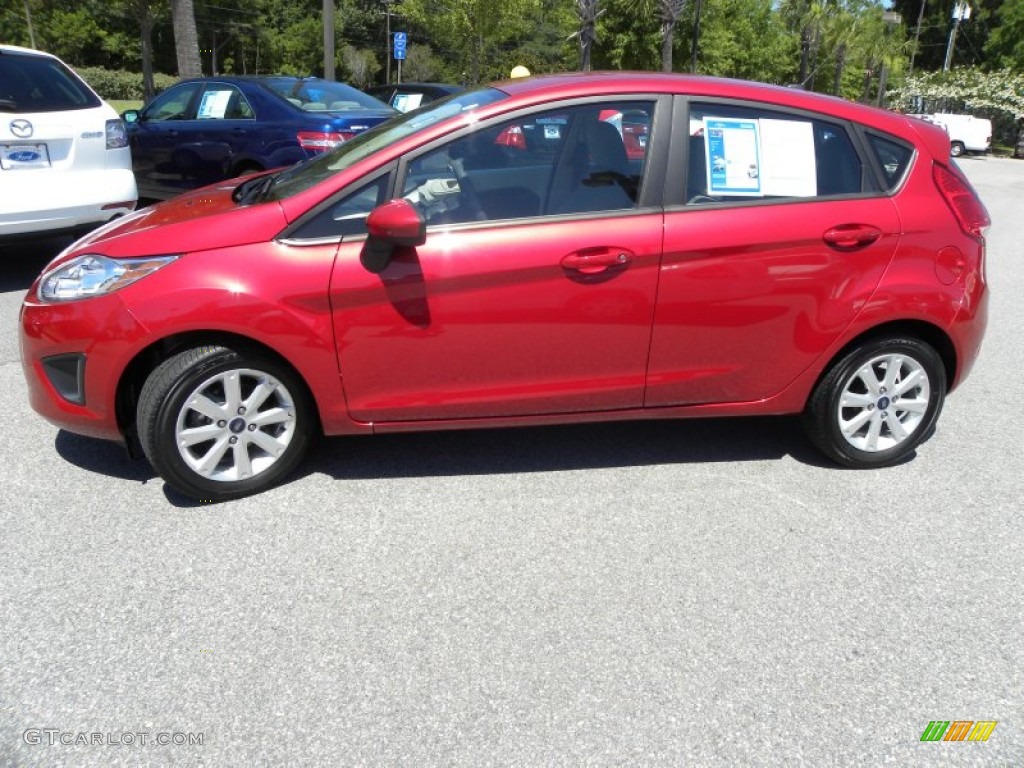 Red Candy Metallic 2011 Ford Fiesta SE Hatchback Exterior Photo #67262970