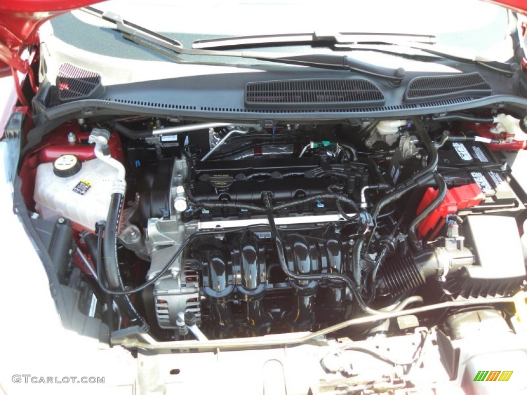 2011 Ford Fiesta SE Hatchback 1.6 Liter DOHC 16-Valve Ti-VCT Duratec 4 Cylinder Engine Photo #67263072