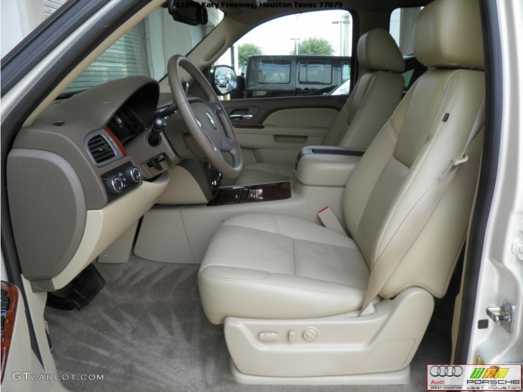2011 Tahoe LTZ 4x4 - White Diamond Tricoat / Light Cashmere/Dark Cashmere photo #7