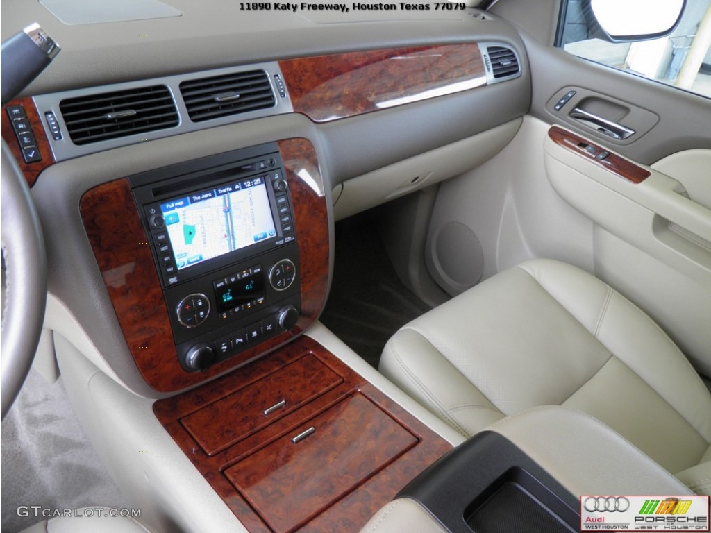 2011 Tahoe LTZ 4x4 - White Diamond Tricoat / Light Cashmere/Dark Cashmere photo #9