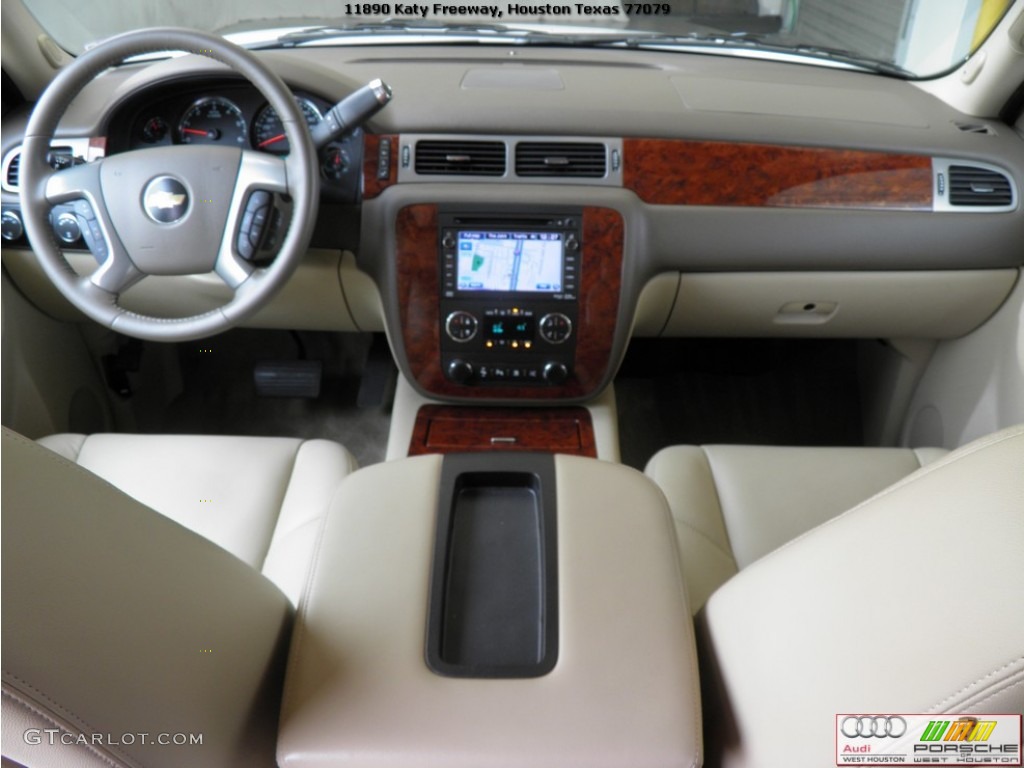 2011 Tahoe LTZ 4x4 - White Diamond Tricoat / Light Cashmere/Dark Cashmere photo #16