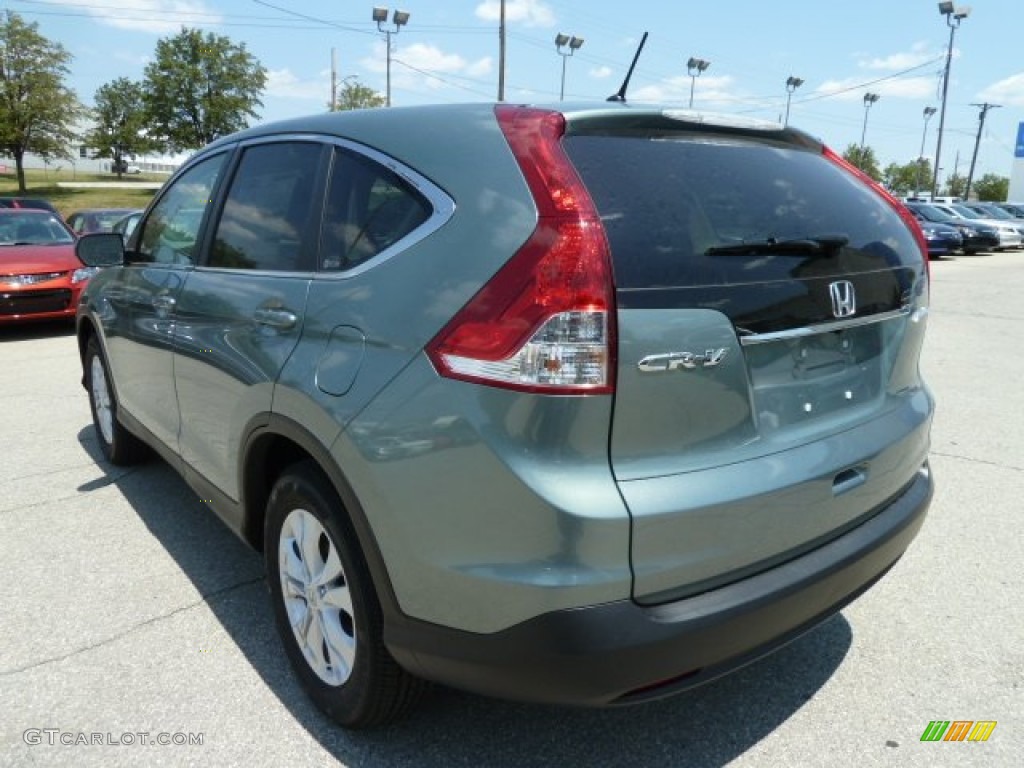 2012 CR-V EX 4WD - Opal Sage Metallic / Beige photo #2