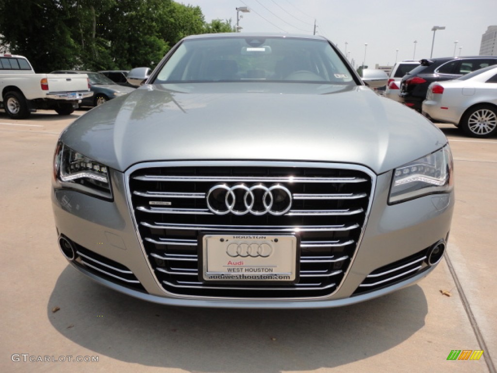 2013 A8 3.0T quattro - Quartz Gray Metallic / Black photo #2