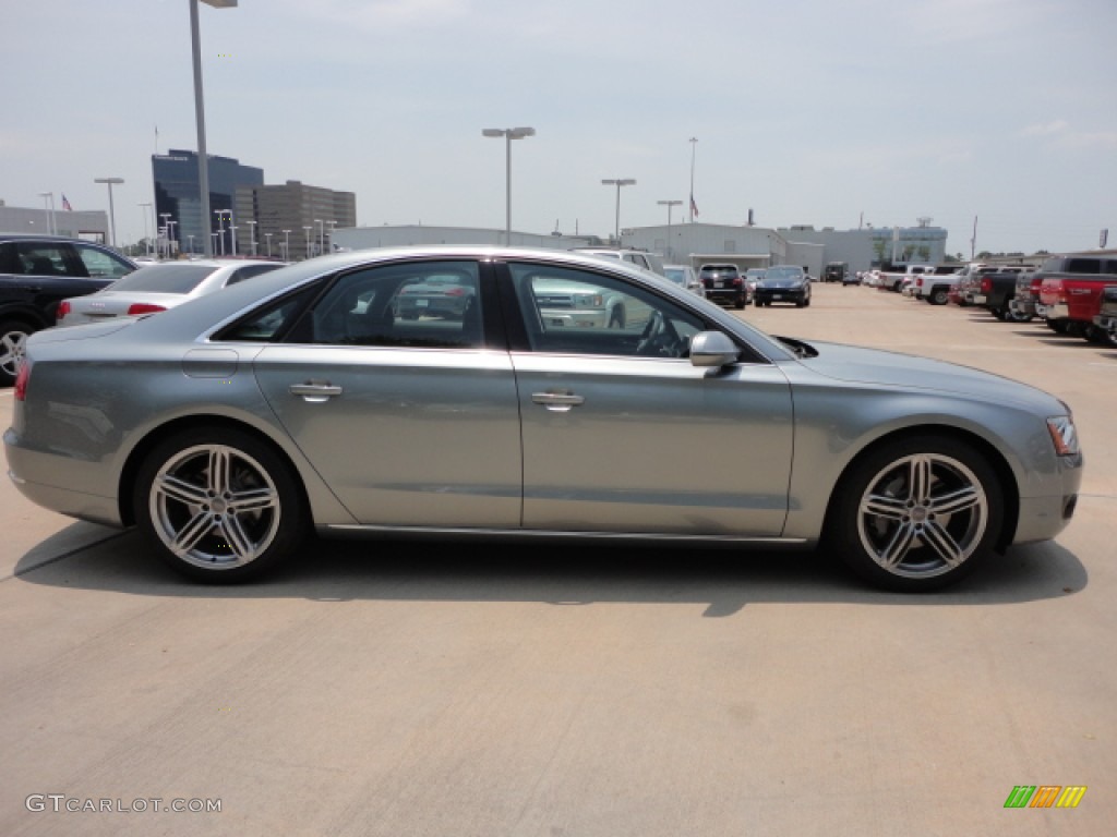 Quartz Gray Metallic 2013 Audi A8 3.0T quattro Exterior Photo #67265272