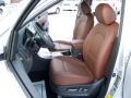 Black/Saddle Front Seat Photo for 2008 Hyundai Veracruz #6726539