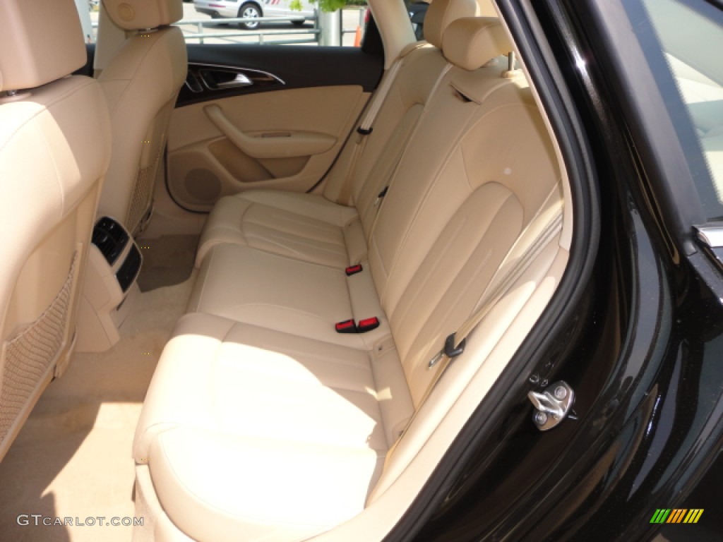 Velvet Beige Interior 2012 Audi A6 2.0T Sedan Photo #67265529