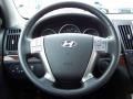 Black/Saddle 2008 Hyundai Veracruz Limited AWD Steering Wheel