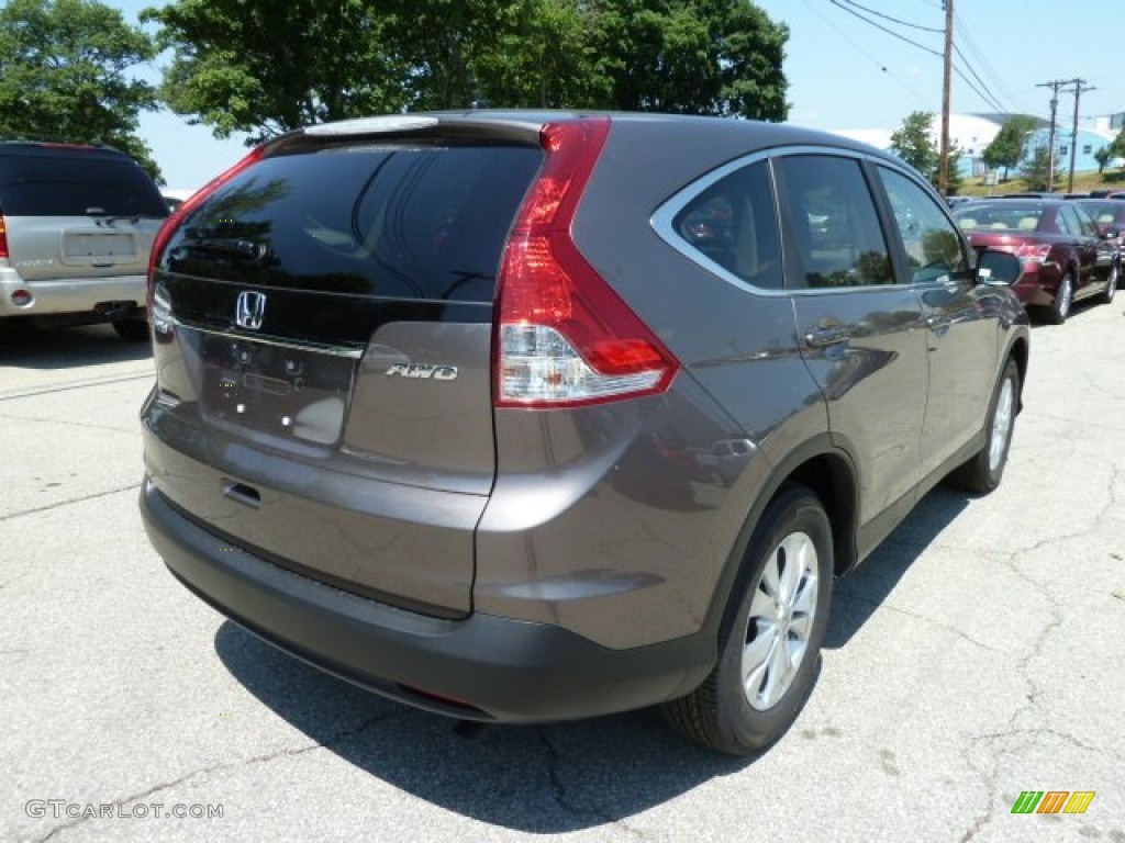 2012 CR-V EX 4WD - Urban Titanium Metallic / Beige photo #4