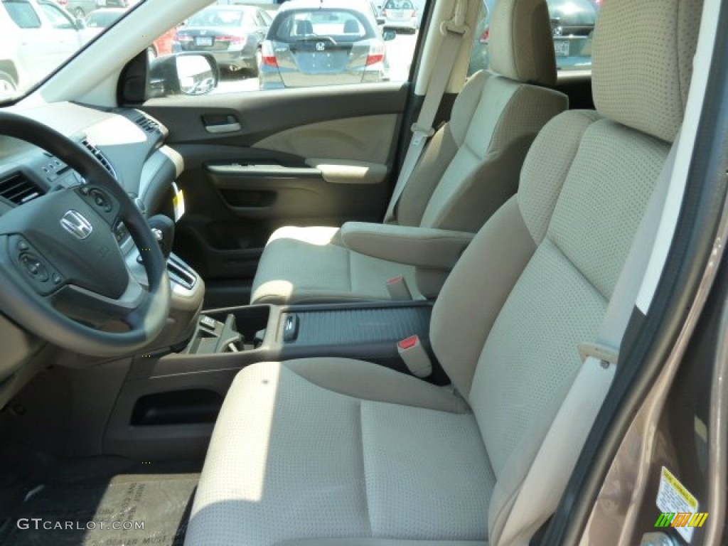 2012 CR-V EX 4WD - Urban Titanium Metallic / Beige photo #10