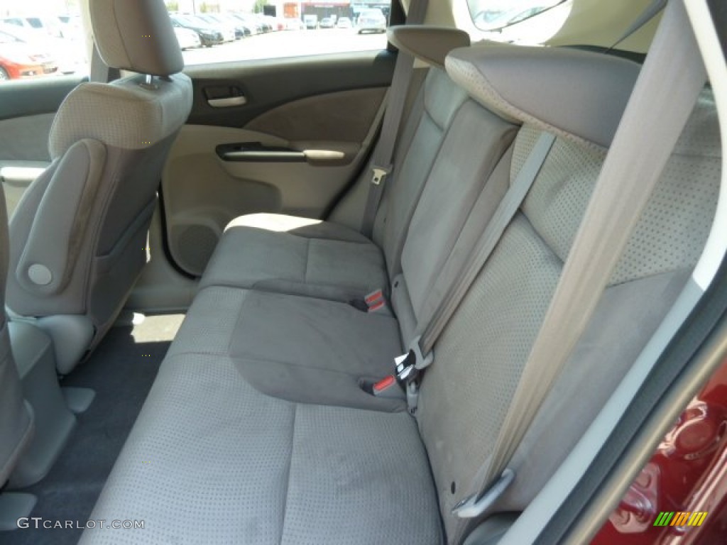 2012 CR-V EX 4WD - Basque Red Pearl II / Gray photo #11