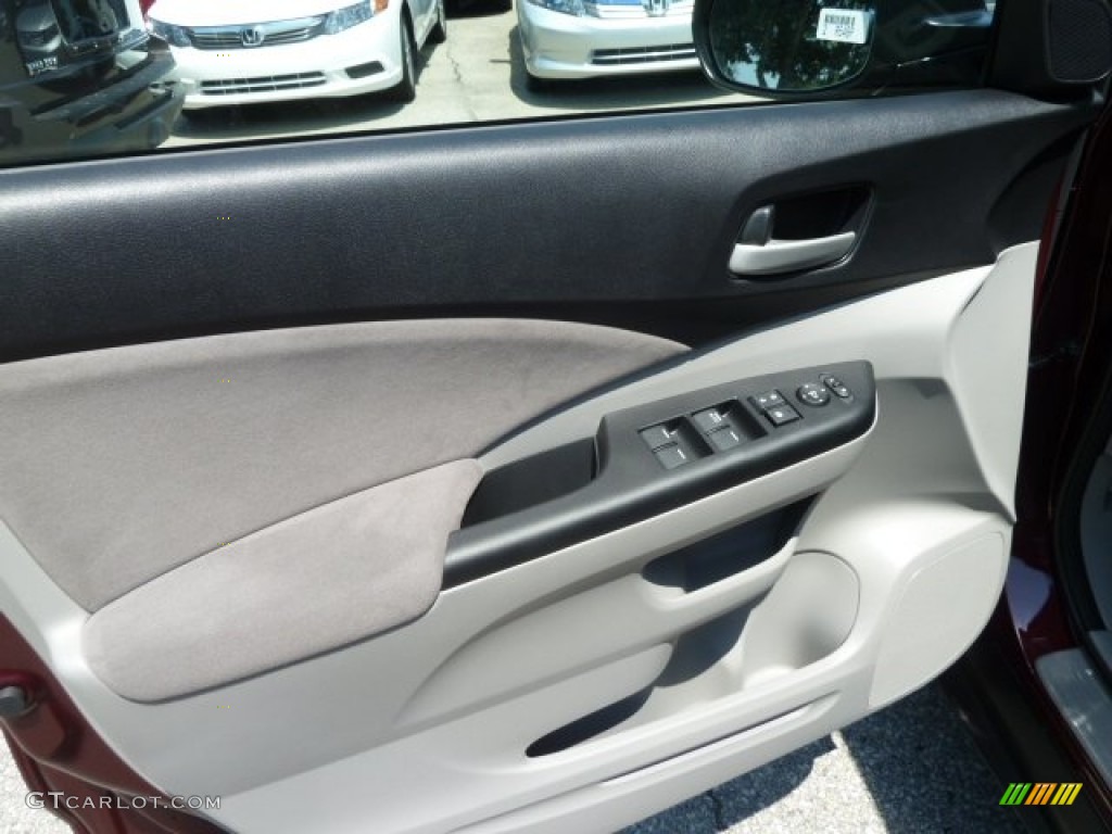 2012 CR-V EX 4WD - Basque Red Pearl II / Gray photo #14