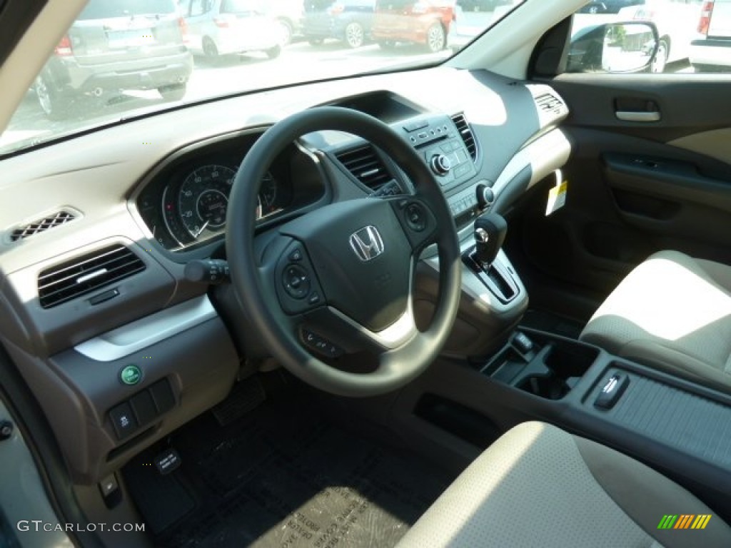 2012 CR-V EX 4WD - Opal Sage Metallic / Beige photo #15