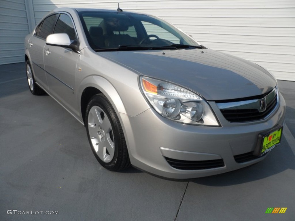 2007 Aura XE - Silver Pearl Metallic / Gray photo #1