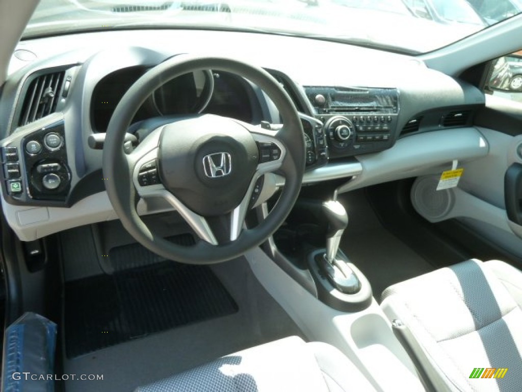 Gray Interior 2012 Honda CR-Z Sport Hybrid Photo #67267354