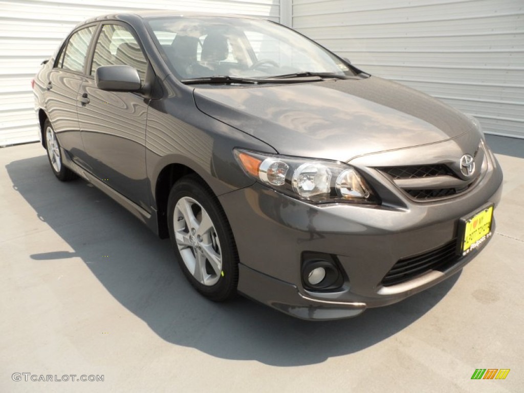 2012 Corolla S - Magnetic Gray Metallic / Dark Charcoal photo #1