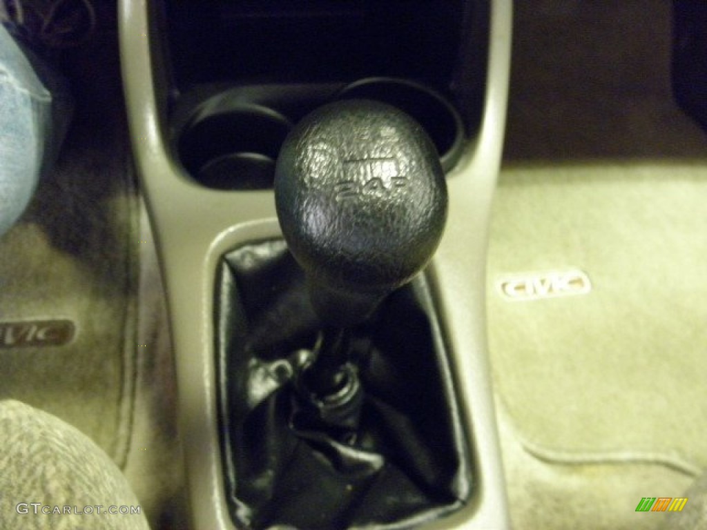 2000 Civic LX Sedan - Titanium Metallic / Gray photo #19